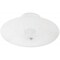 Nuvo 2-Light 12" Flush Mount Ceiling Fixture w/ Round Sunburst in White Finish